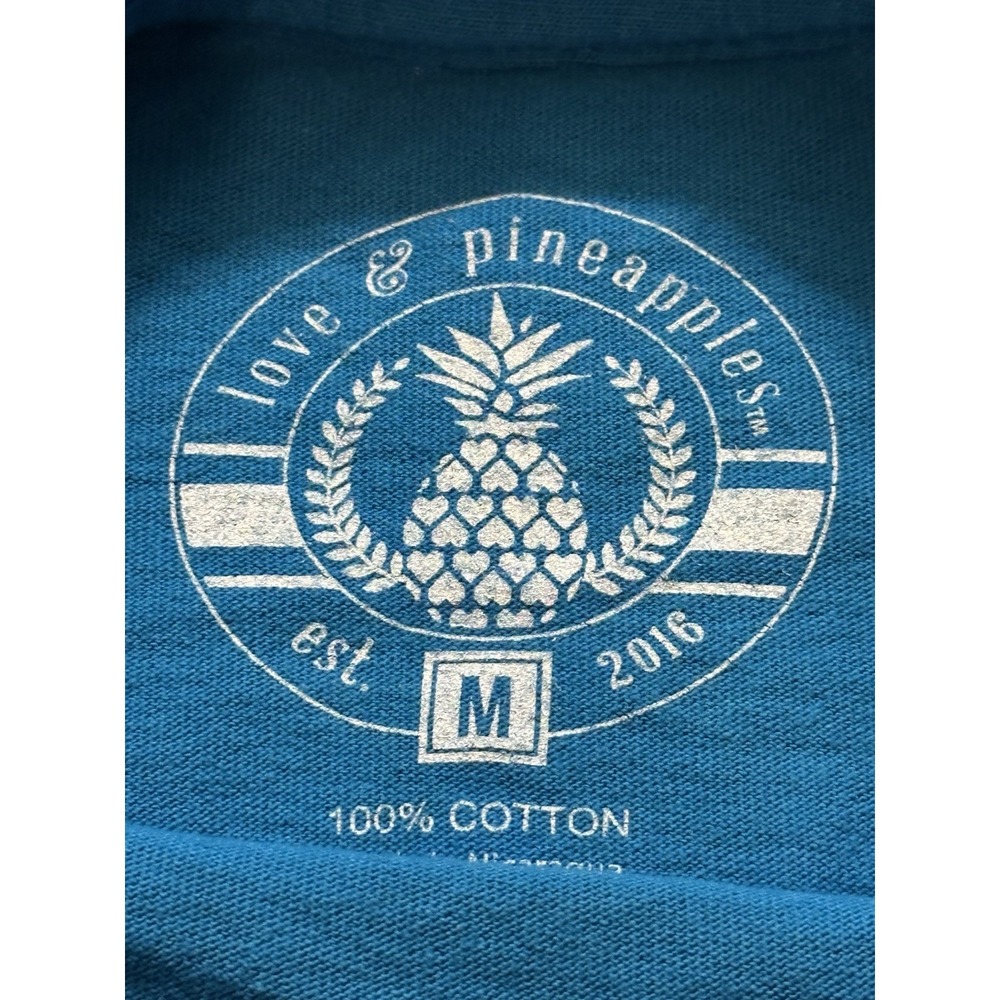 Women's Love & Pineapples Long Sleeve Graphic Shirt - Medium - Picture 5 of 5